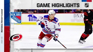 Rangers @ Hurricanes 3/20 | NHL Highlights 2022