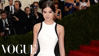 Hailee Steinfeld with Prabal Gurung at the Met Gala 2014 - The Dresses of Charles James - Vogue