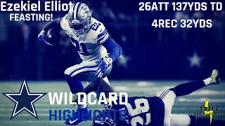 Ezekiel Elliot Wild Card Highlights | Eating 01.05.2019