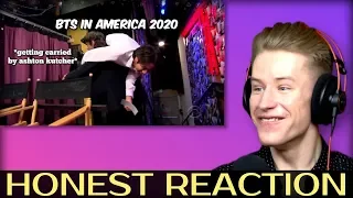 HONEST REACTION to bts in america 2020