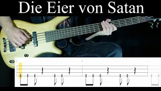 Die Eier von Satan (Tool) - Bass Cover (With Tabs) by Leo Düzey
