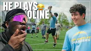 This LINEMAN Went Crazy At Receiver! (14U FLAG FOOTBALL)