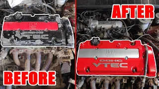 Honda VTEC Engine Valve Cover Restoration | Honda Prelude