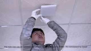 Installation of ultra thin led panel light