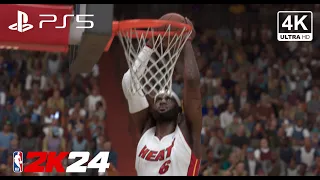 NBA 2K24 | Dwyane Wade & LeBron James Destroy Warriors '15- '16 In Hall Of Fame!