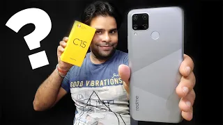 Realme C15 Unboxing & First Impressions ⚡ Realme C15 Unboxing And Overview, 6000 mAh powerhouse