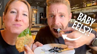 Spanish Food Tour in MURCIA Spain 🇪🇸 - the BEST Tapas! we ate Baby Eels??