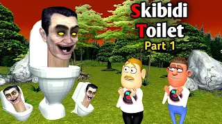 Skibidi Toilet Horror Story Part 1 | Skibidi bop yes yes yes | Guptaji Mishraji