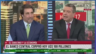 Massa cumplió un año en economía y el blue tocó los $577; Pablo Rossi con Eduardo Feinmann