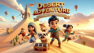 रोमांचक रेगिस्तान यात्रा: खजाने की खोज! | Hindi Stories | #desert #kidslearning #cartoonstory