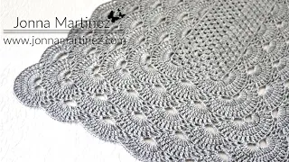 German Shells / Virus Rectangle Blanket | Rectangle Crochet Blanket | Virus Blanket