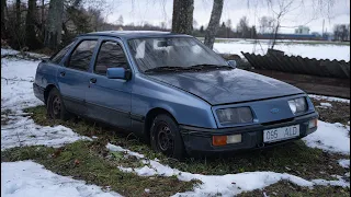 Starting Ford Sierra Mk1 2.0is After 13 Years + Test Drive
