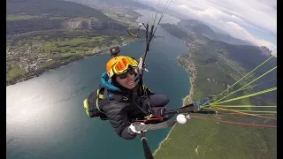 Parapente cross Annecy Triangle 76km en EN-A