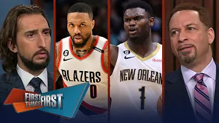 Pelicans 'dismayed' by Zion's off-court developments, Dame leaving Blazers? | FIRST THINGS FIRST