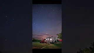 Watch Starlink move through my timelapse #shorts #astro #starlink #camping #rvlife #nights