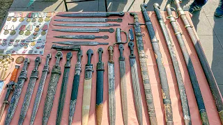 Flea Market in Tbilisi - New Daggers and Unexpected Luck!