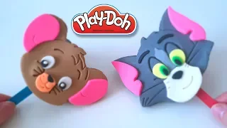 DIY Tom and Jerry Popsicle Play-Doh Recipe How to make Play Doh Ice Cream - CLAY ART TV