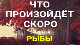 РЫБЫ🍀 Прогноз на неделю (22-28 мая 2023). Расклад от ТАТЬЯНЫ КЛЕВЕР. Клевер таро.