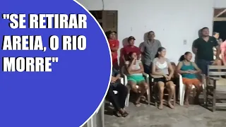 Comunidades rurais de Pentecoste se únem contra extração de areia do Rio Canindé