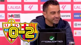 RUEDA PRENSA XAVI: ALMERIA 0-2 FC BARCELONA