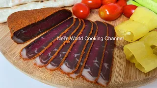 How To Make Pastirma/Basturma (Cured Beef) - HOMEMADE PASTIRMA BASTURMA - How To Cure Meat