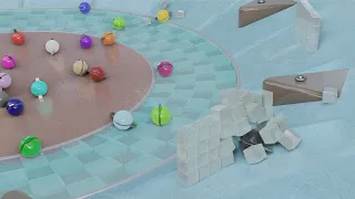 The Frozen "Battle" Marble Arena (3D)