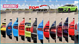 Forza Horizon 5 - Top 16 Fastest Modern Muscle Cars | Acceleration & Top Speed Battle (Upgrade)