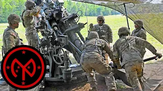 U.S. Army soldiers fire powerful M777 howitzers during North Strike exercise.