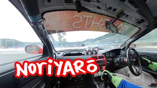 Drift passenger ride in an S14 Silvia (Shot on Insta360)