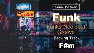 Funky Neo Soul Groove Guitar Backing Track in F#m