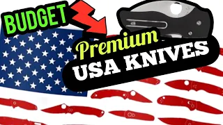 10 USA MADE FOLDING POCKET KNIVES