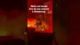 Ninho est tombé lors de son concert à Strasbourg