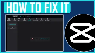 FIX CAPCUT NETWORK ERROR ON PC (NEW)