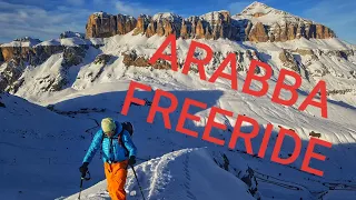 Freeride Arabba Dolomites Powder Dolomiti Polvere Sun Jump Follow