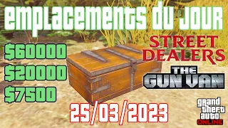 GTA Online - Emplacement des coffres, épave, malles, dealers, caches, Gun Van (25/03/23)