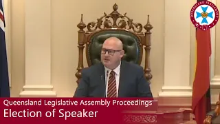 Queensland Legislative Assembly Proceedings - Election of Speaker (2020)