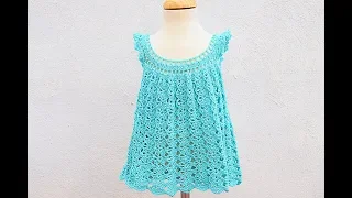 Crochet Summer dress for girl Majovel #crochet #crochetdress