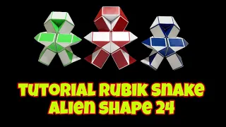 Rubik's snake 24 alien shape