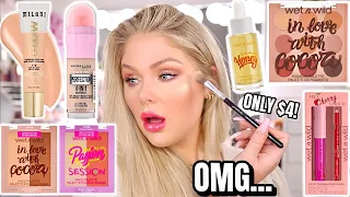 NEW DRUGSTORE MAKEUP TESTED! FULL FACE FIRST IMPRESSIONS | NEW WET N WILD COLLECTION + MORE!