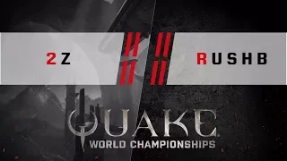 Quake - 2z vs. RushB [4v4] - Quake World Championships - Ro8 EU Qualifier #1