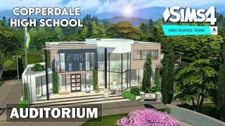Copperdale High School Auditorium | High School Years | The Sims 4 | No CC |  Stop Motion