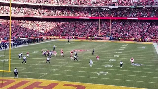 Patrick Mahomes Amazing Touchdown Run - AFC Championship