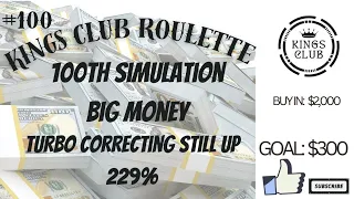 100th Sim -  Making Big Money!  Turbo up 229% #casino #roulettestrategy #roulette #crypto #turbo