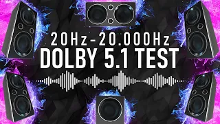 20Hz to 20kHz 5.1Surround Test | Hearing Test 4K