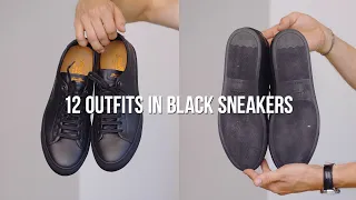 12 Ways to Style Black Sneakers | Men’s Fashion | Outfit Ideas