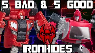 5 Bad and 5 Good Ironhide Toys