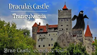 Dracula's Castle in Transylvania (Bran Castle) 2020 Complete tour.  Sony camera