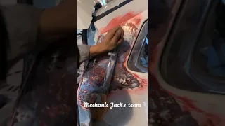 The whole process of Nissan X-trail restoration after crashed| Mechainc Jack
