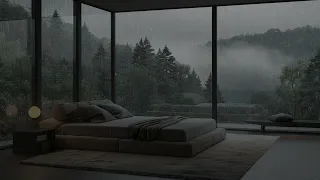 Relaxing Rain On Stormy Days To Comfort Your Soul | Sound Increases Sleep Quality