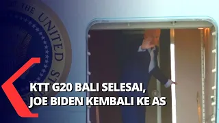 KTT G20 Resmi Ditutup, Presiden Amerika Serikat Joe Biden Tinggalkan Bali